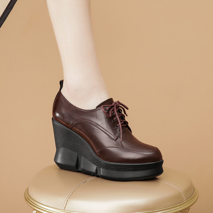 Women's Fashion Flat Shoes in Genuine Leather - Style i.html - Image 4