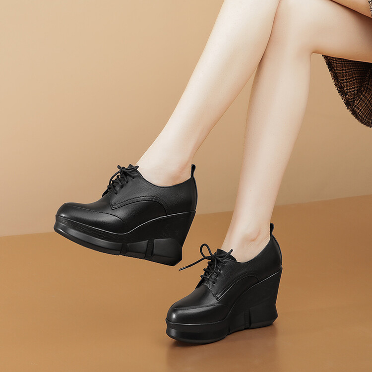 Women's Fashion Flat Shoes in Genuine Leather - Style i.html - Image 5