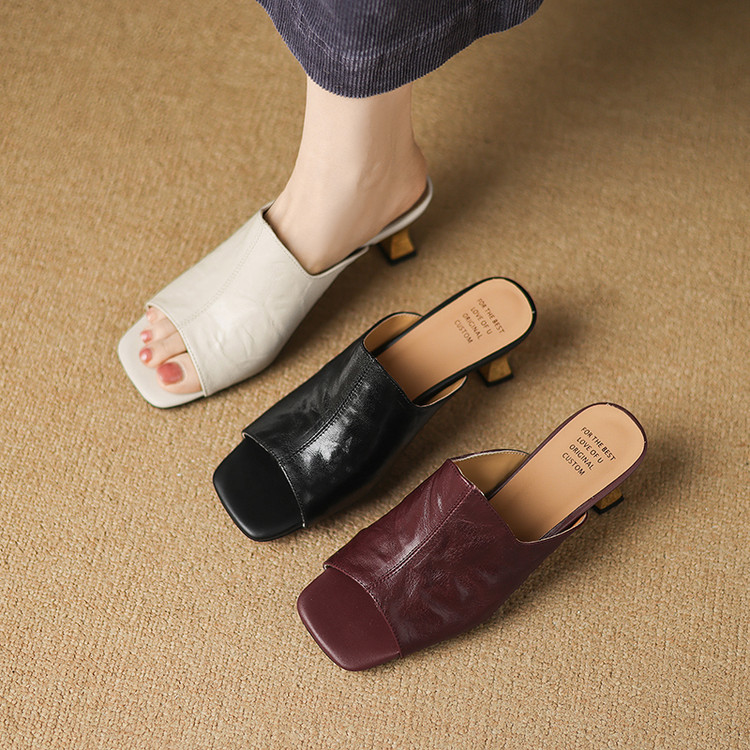 Women's High Heel Open Toe Sandals Summer 2025