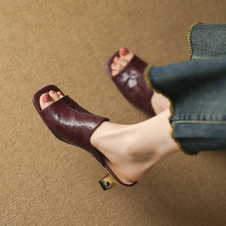 Women's High Heel Open Toe Sandals Summer 2025 - Image 4