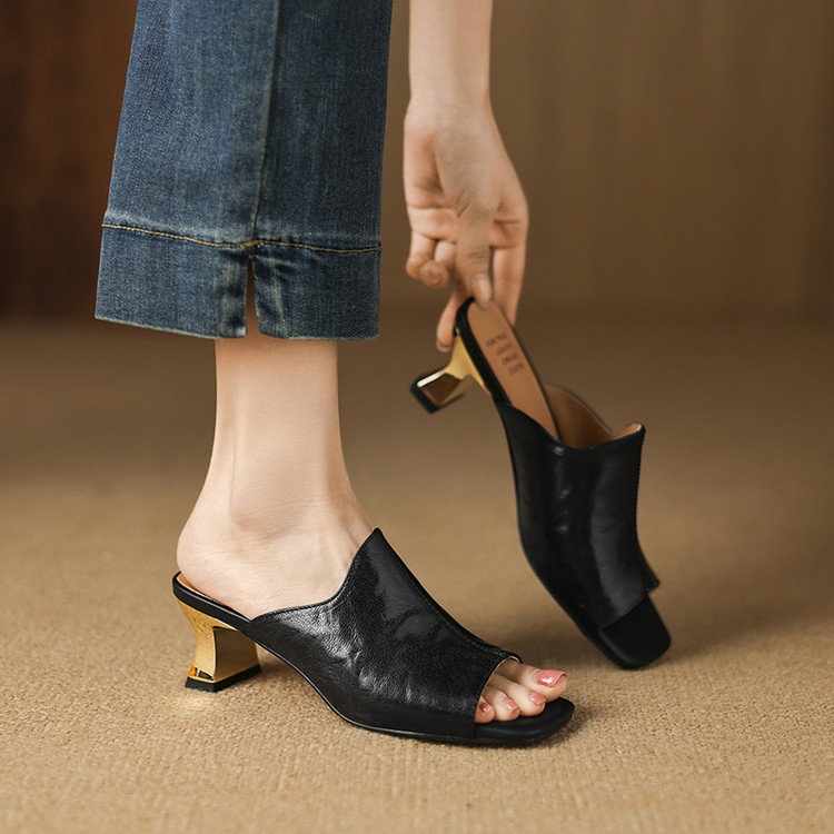 Women's High Heel Open Toe Sandals Summer 2025 - Image 5